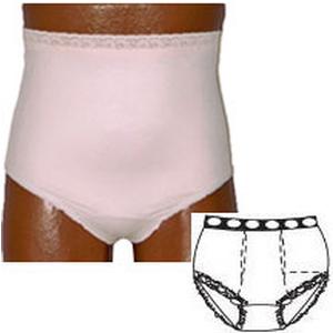 EA/1 - Options Ostomy Support Barrier Ladies' Basic Undergarment with Built-In Barrier/Support Small, Size 4 to 5 - Best Buy Medical Supplies