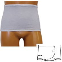 EA/1 - Options Ostomy Support Barrier Men's Wrap/Brief with Open Crotch and Built-in Ostomy Barrier/Support Large, Left Stoma - Best Buy Medical Supplies