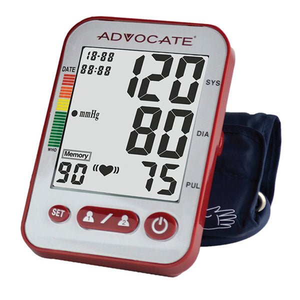 EA/1 - Pharma Advocate&reg; Upper Arm Blood Pressure Monitor, with Small/Medium Cuff - Best Buy Medical Supplies
