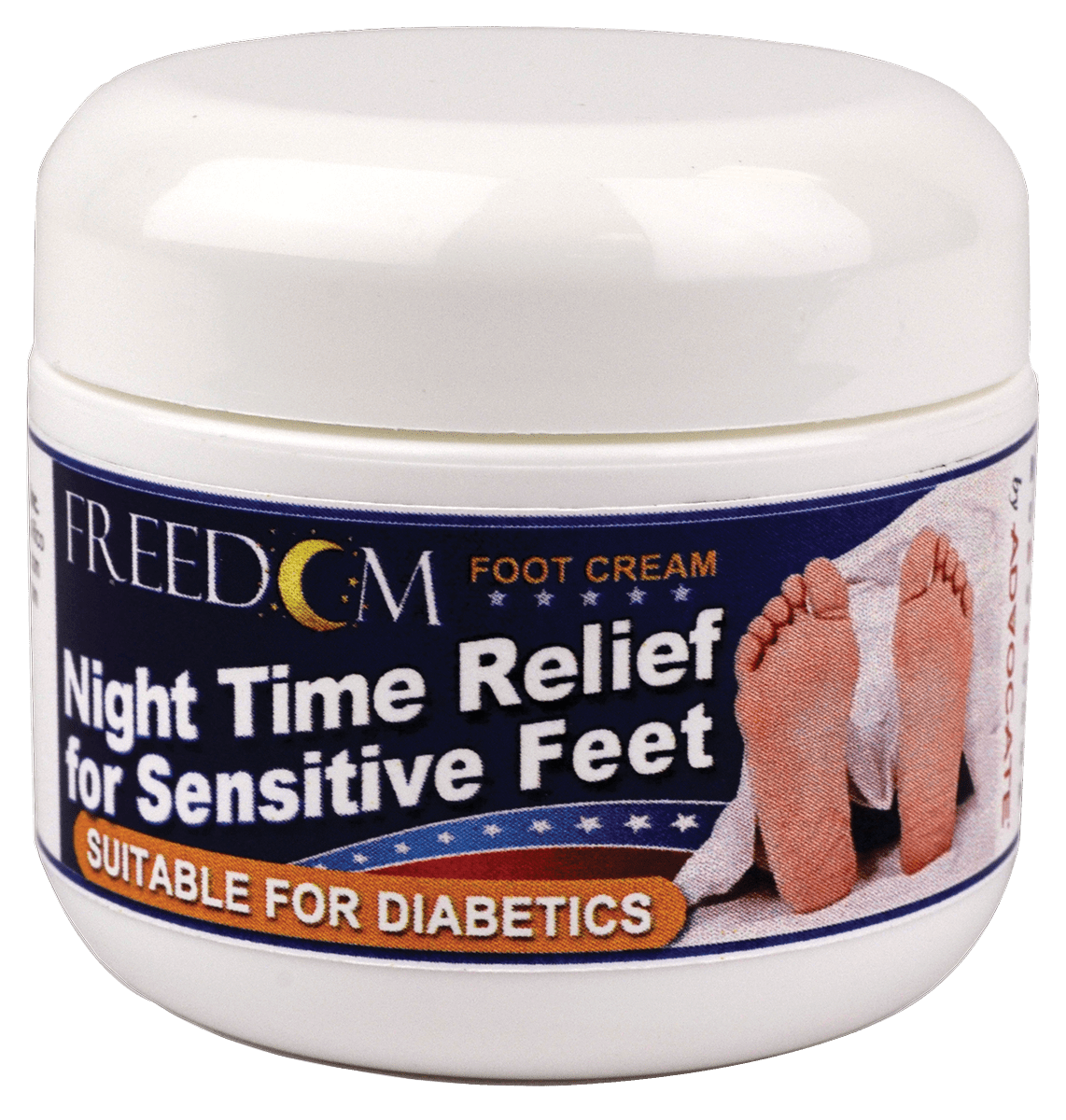 EA/1 - Pharma Supply Freedom Night Time Foot Cream 2 oz Tub, Night Time Relief for Sensitive Feet - Best Buy Medical Supplies