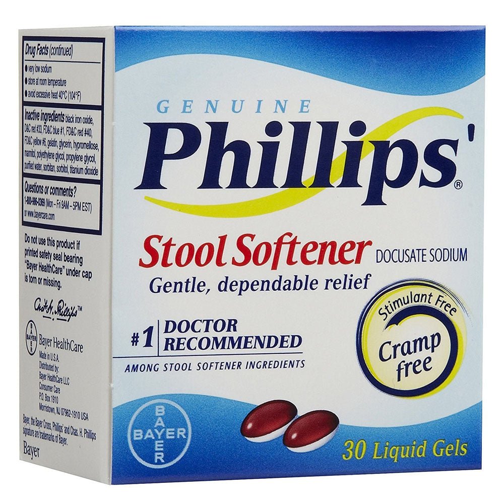EA/1 - Phillips's Stool Softener, 30 ct - Best Buy Medical Supplies