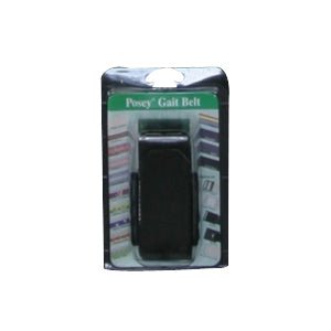 EA/1 - Posey Premium EZ Clean Gait Belts With Spring-Loaded Buckle Standard, Black, Fits Up to 58" Waist Size - Best Buy Medical Supplies