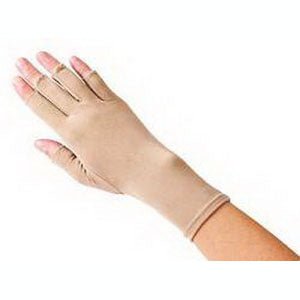 EA/1 - Sammons Preston Hatch® Compression Edema Glove Left Open Finger Medium, 9" L, Tan, Reusable, Latex-free - Best Buy Medical Supplies