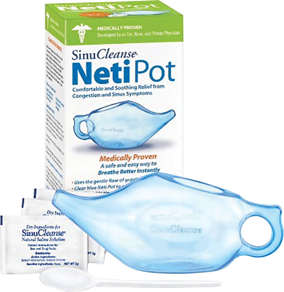 EA/1 - SinuCleanse® Neti Pot, Clear Blue - Best Buy Medical Supplies