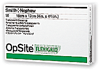 EA/1 - Smith & Nephew Opsite™ Flexifex™ Transparent Adhesive Film Dressing, 4" x 4-3/4" - Best Buy Medical Supplies