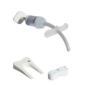 EA/1 - Smiths Medical ASD Inc Bivona® Uncuffed Neonatal FlexTend™ Plus Straight Flange Tracheostomy Tube 3mm Size, 3mm I.D. x 4-7/10mm O.D. - Best Buy Medical Supplies