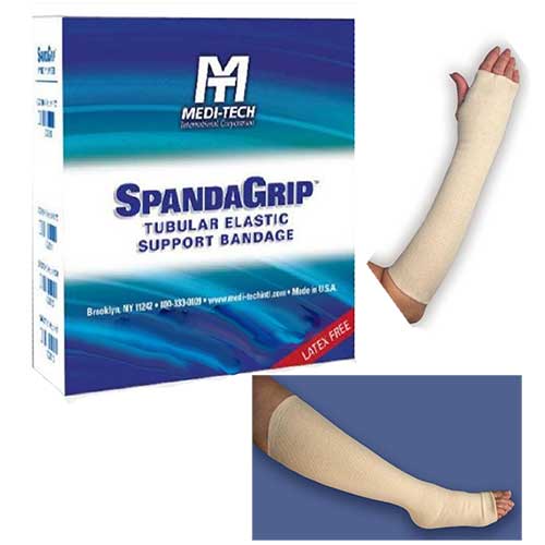 EA/1 - Spandagrip Tubular Elastic Support Bandage 4" x 11 yds, Size F, Natural - Best Buy Medical Supplies