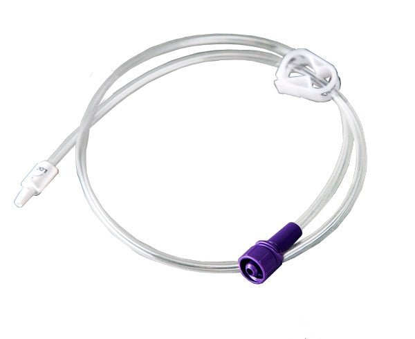 EA/1 - Vesco Low Profile Feeding Tube Extension Set, 12" Single ENFit® Port, Straight, Universal - Best Buy Medical Supplies