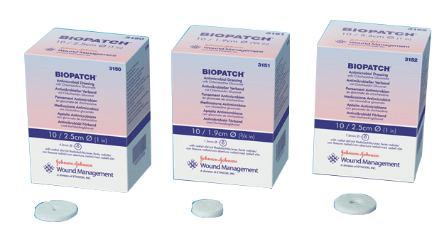 antimicrobial dressing PK/10 - Biopatch Antimicrobial Dressing 1
