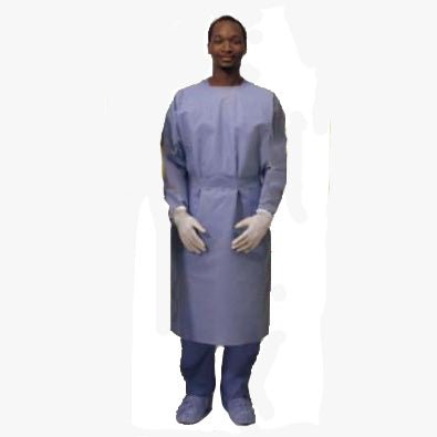 PK/10 - Cardinal Health™ Convertors® Non-Sterile Procedure Gown Universal, Blue, Tri-Layer SMS Fabric - Best Buy Medical Supplies