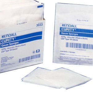 PK/10 - Curity™ Sterile Gauze Sponge, 16-Ply, U.S.P Type VII, 10s, Sterile 4"x 4" - Best Buy Medical Supplies