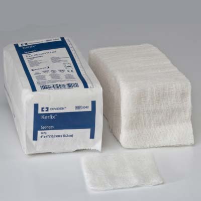 PK/10 - Kendall Kerlix™ Sterile Sponge, 10s, 4" x 4" - Best Buy Medical Supplies
