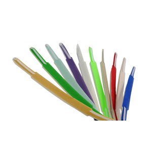 PK/10 - Pepper Medical Pedi-Tie® Tracheostomy Tube Holder, Rainbow Ties, 0.75? x 11.5? , Pediatric, Bold Colors Pack - Best Buy Medical Supplies