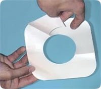 PK/10 - Sure Seal™ Ring Medium Square, 2-1/4" to 2-3/4" Flange, Latex-free - Best Buy Medical Supplies
