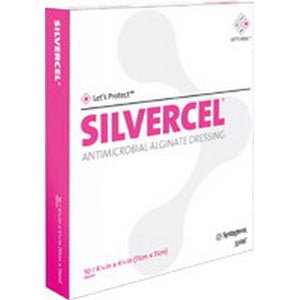 PK/10 - Systagenix Silvercel&trade; Antimicrobial Alginate Dressing 2" x 2" - Best Buy Medical Supplies