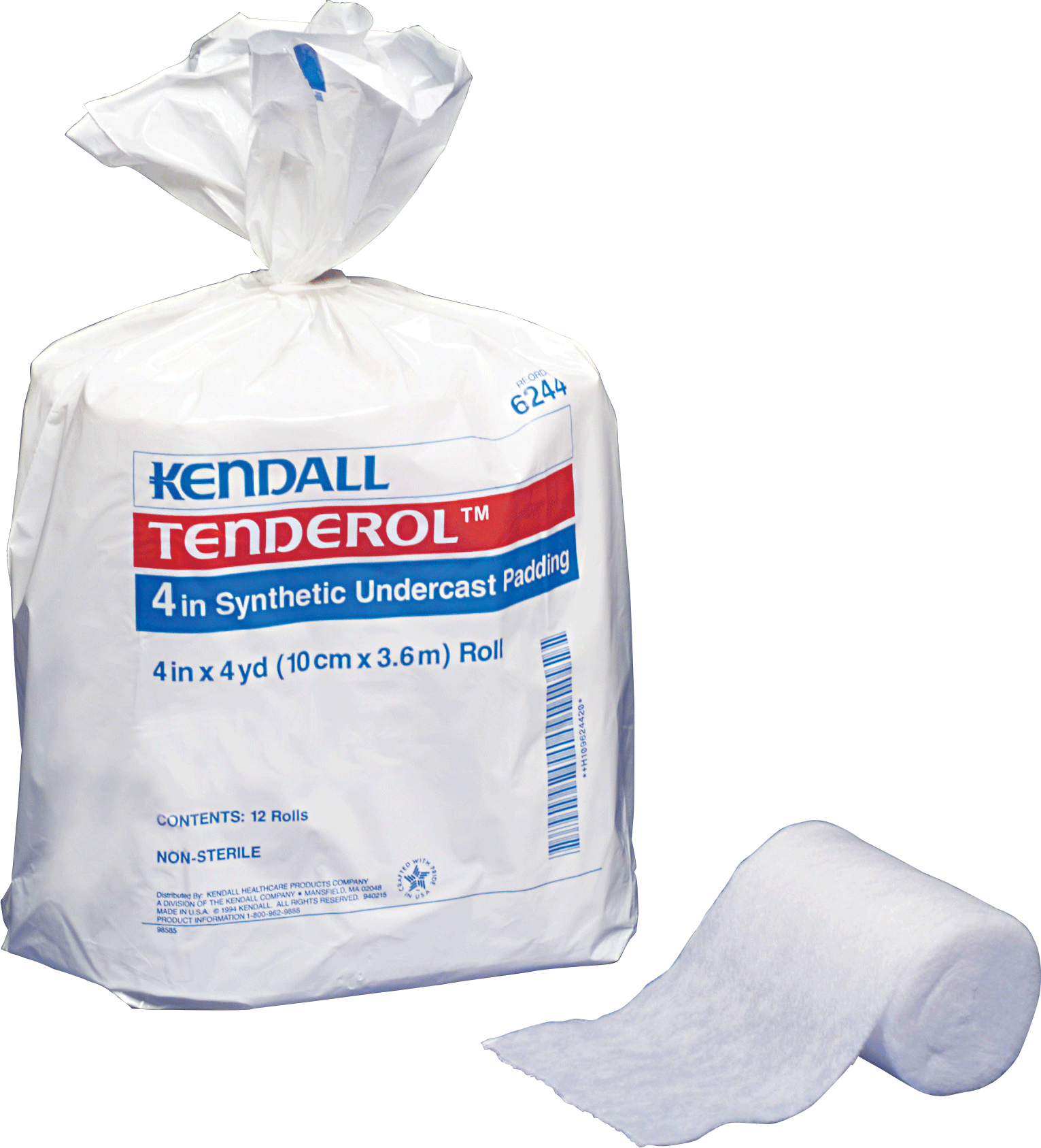 PK/12 - Kendall Tenderol™ Synthetic Undercast Padding, Non-Sterile, 4" x 4 yds - Best Buy Medical Supplies