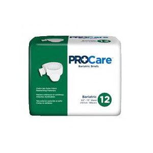 PK/12 - ProCare™ Bariatric Adult Brief XXL, 62 to 73