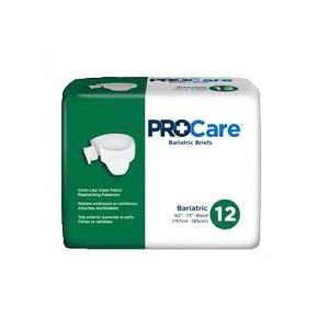 PK/12 - ProCare™ Bariatric Adult Brief XXL, 62" to 73" - Best Buy Medical Supplies