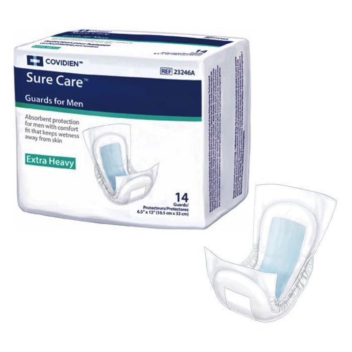 PK/14 - Cardinal Health, Guards for Men, Wings™, 6.5" x 13" - Best Buy Medical Supplies