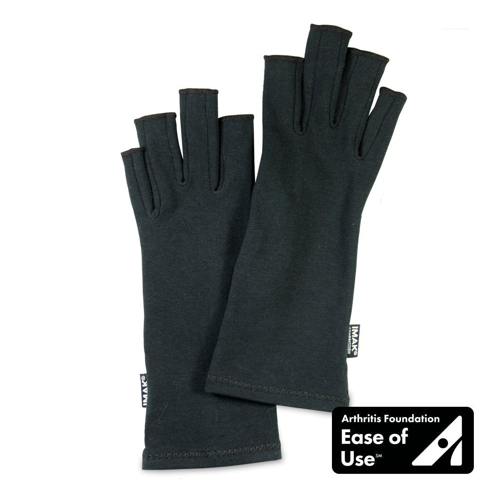 PK/2 - Brownmed IMAK&reg; Compression Arthritis Glove, Large, Black - Best Buy Medical Supplies