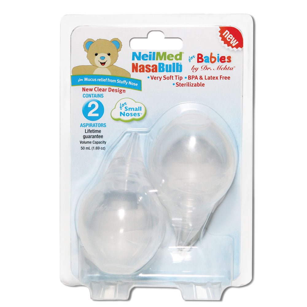 PK/2 - NeilMed® NasaBulb™ Nasal Aspirator, Silicone Bulbs, Clear - Best Buy Medical Supplies