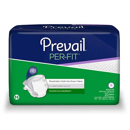 PK/20 - Prevail® Per-Fit® Adult Brief, Regular (40" to 49") - Best Buy Medical Supplies