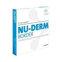 PK/20 - Systagenix Nu-Derm® Bordered Hydrocolloid Dressing 2" x 2" - Best Buy Medical Supplies