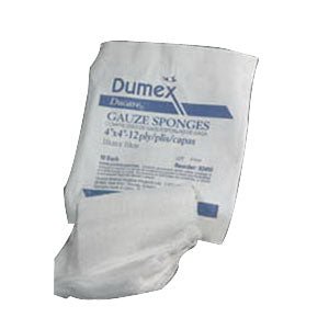 PK/200 - Derma Science DuCare® Woven Gauze Sponge, 12-Ply, Sterile, 'H'-Fold, 8" x 4" - Best Buy Medical Supplies