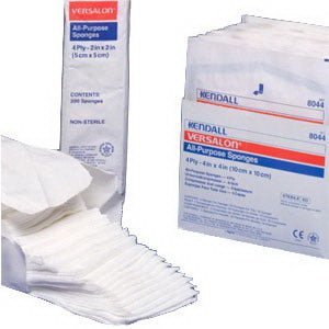 PK/200 - Kendall Versalon™ Non-Sterile Non-Woven Sponge, 3-Ply, Bulk, 2" x 2" - Best Buy Medical Supplies