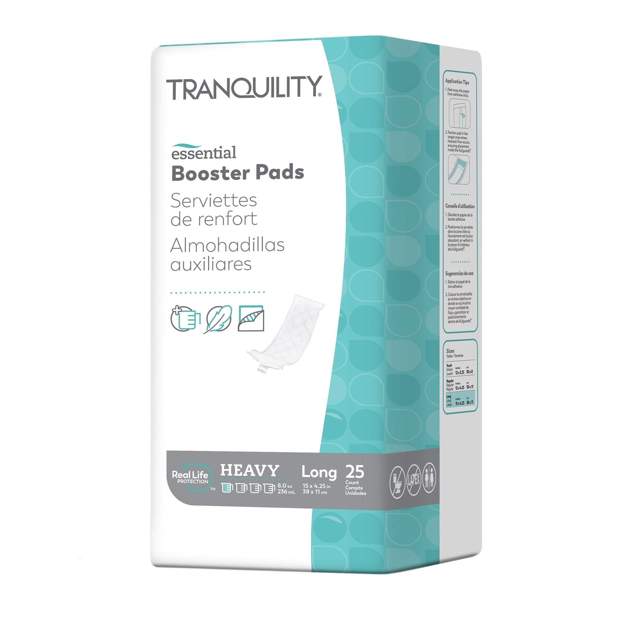PK/25 - Tranquility® Select® Extended Booster Pad 15" x 4-1/4" - Best Buy Medical Supplies