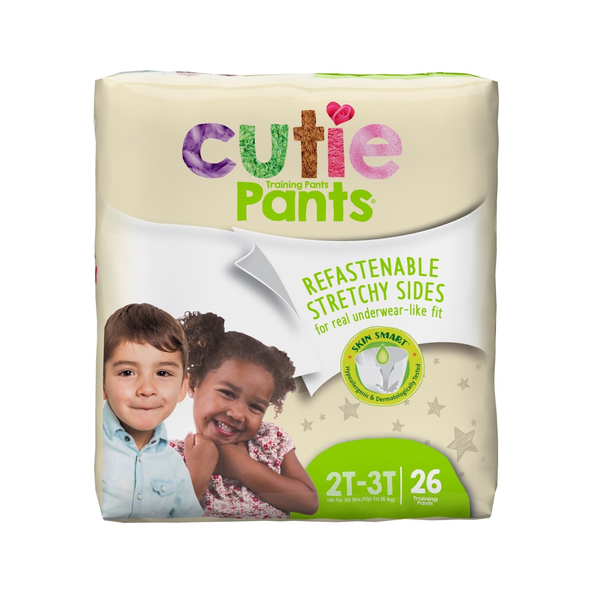 PK/26 - Prevail Cutie Pants Training Pant for Boys and Girls, Medium 2T-3T - Best Buy Medical Supplies