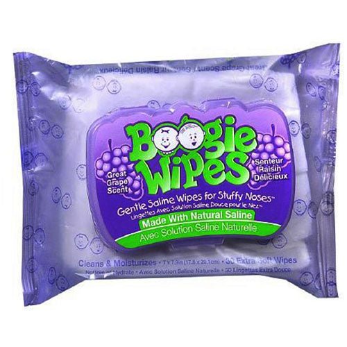 PK/30 - Nehemiah Boogie Wipes® Saline Nose Wipe, Grape Scent - Best Buy Medical Supplies