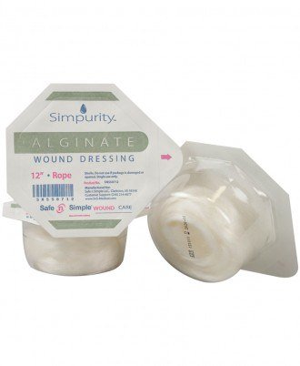 PK/30 - Safe N Simple Simpurity™ Alginate Wound Dressing, 12" x 1" Rope - Best Buy Medical Supplies