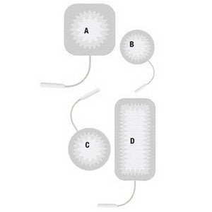 PK/4 - Unipatch&trade; Self-Adhering and Reusable Stimulating Electrodes 2" Round - Best Buy Medical Supplies