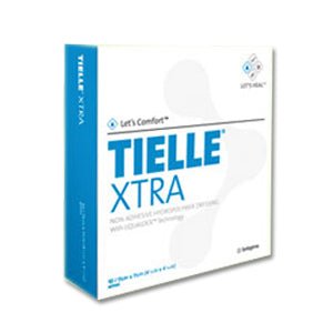 PK/5 - Systagenix TIELLE® Adhesive Hydropolymer Dressing 7" x 7", Non-adhesive, LiquaLock Technology - Best Buy Medical Supplies