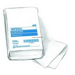 PK/50 - Kendall Excilon™ Washcloth, Novonette Finish, 10" x 13", White - Best Buy Medical Supplies