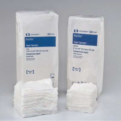 PK/50 - Kendall Kerlix™ Non-Sterile Super Sponge, XL 9-3/4" x 10-3/4" - Best Buy Medical Supplies