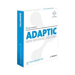 PK/50 - Systagenix Adaptic® Non-Adherent Dressing 3" x 3" - Best Buy Medical Supplies