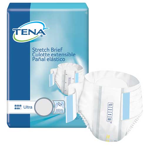 PK/8 - TENA® Stretch Bariatric Brief, 3XL 69" to 96" Waist Size - Best Buy Medical Supplies