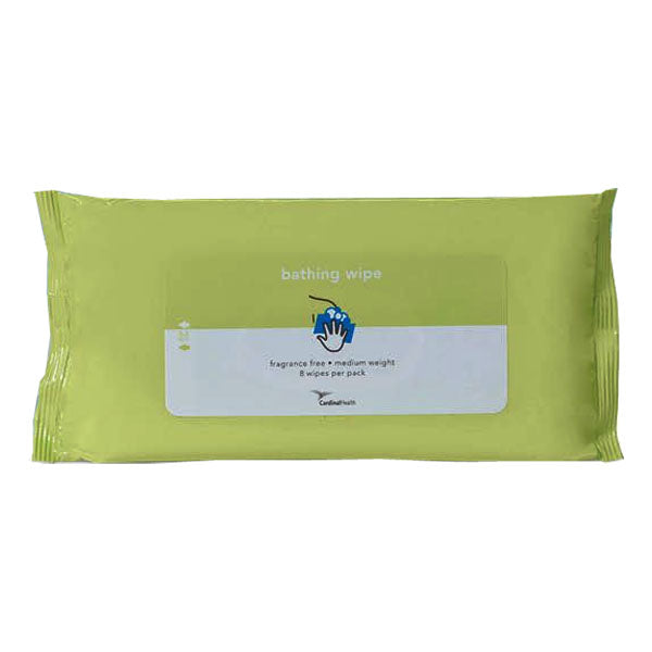 PK/8 - Bath Wipe, Fragrance Free, Medium  - Best Buy Medical Supplies