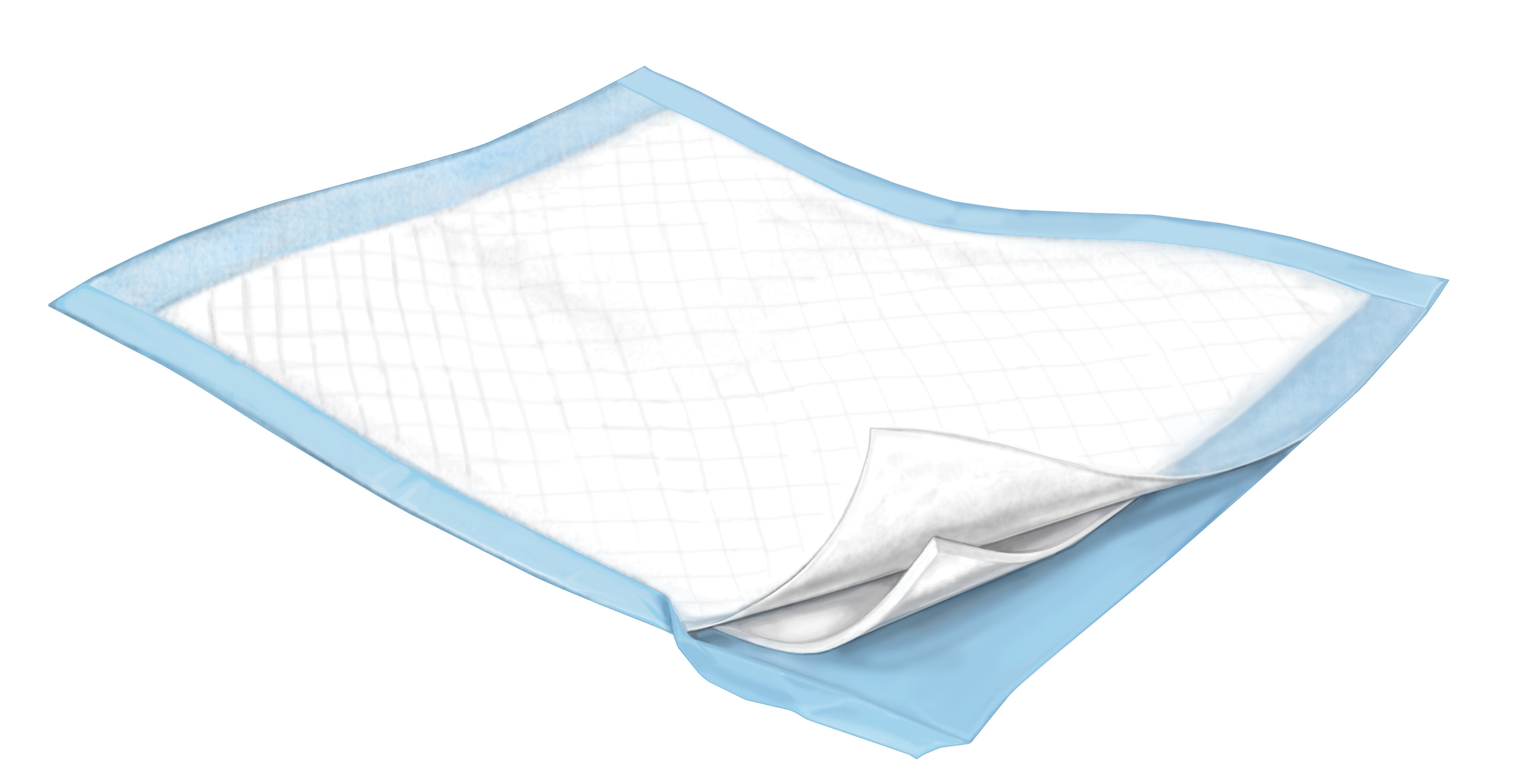 PK/50 - Cardinal Health, Underpads, Wings Basic, 17" x 24"  - Best Buy Medical Supplies