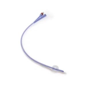 EA/1 - Dover 2-Way Foley Silicone Urethral Urinary Catheter, 12 FR, 5CC