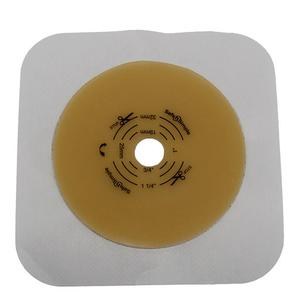BX/5 - Safe N Simple 4-1/4" x 4-1/4" 2- Piece Wafer, Extended Wear, with Tape Collar, White, 50 mm, 2" Flange, Cut-to-Fit