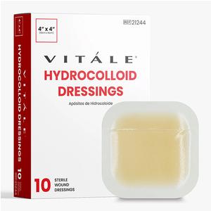BX/10 - Vitale Thin Hydrocolloid Dressing, 4" x 4"