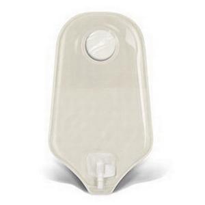 BX/10 - ConvaTec SUR-FIT® Natura® Two-Piece Urostomy Pouch 1-3/4" Flange, Standard, Transparent