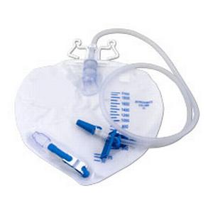 EA/1 - Cardinal Health Premium Vented Drainage Bag with Double Hanger Anti-Reflux Valve 2,000 mL