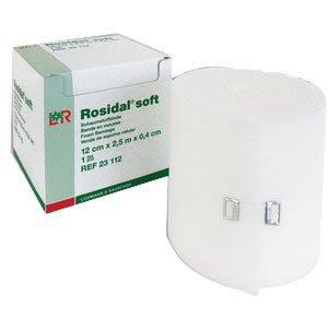 BX/1 - Lohmann Rauscher Rosidal&reg; Soft Foam Padding Bandage 6" x 1/6" x 2-5/4" yds, Washable, Latex-free - Best Buy Medical Supplies