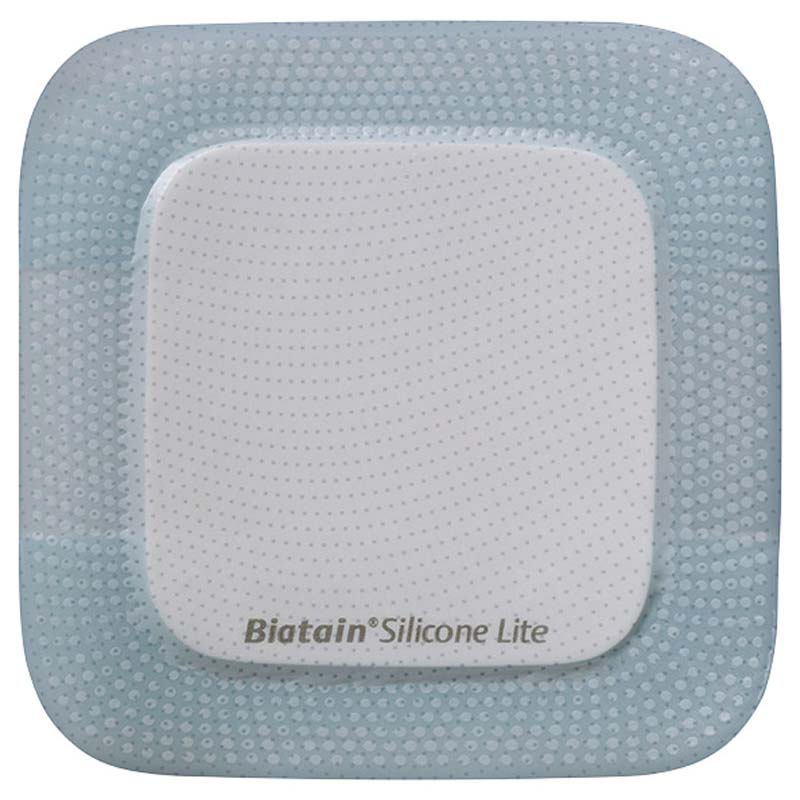 BX/10 - Coloplast Biatain&reg; Silicone Lite Foam Dressing 4" x 4" with 2.13" x 2.13" Pad - Best Buy Medical Supplies