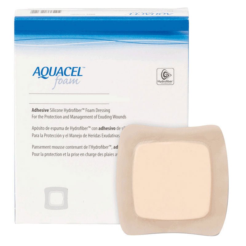 BX/10 - ConvaTec AQUACEL&reg; Foam Adhesive, 4" x 10" - Best Buy Medical Supplies
