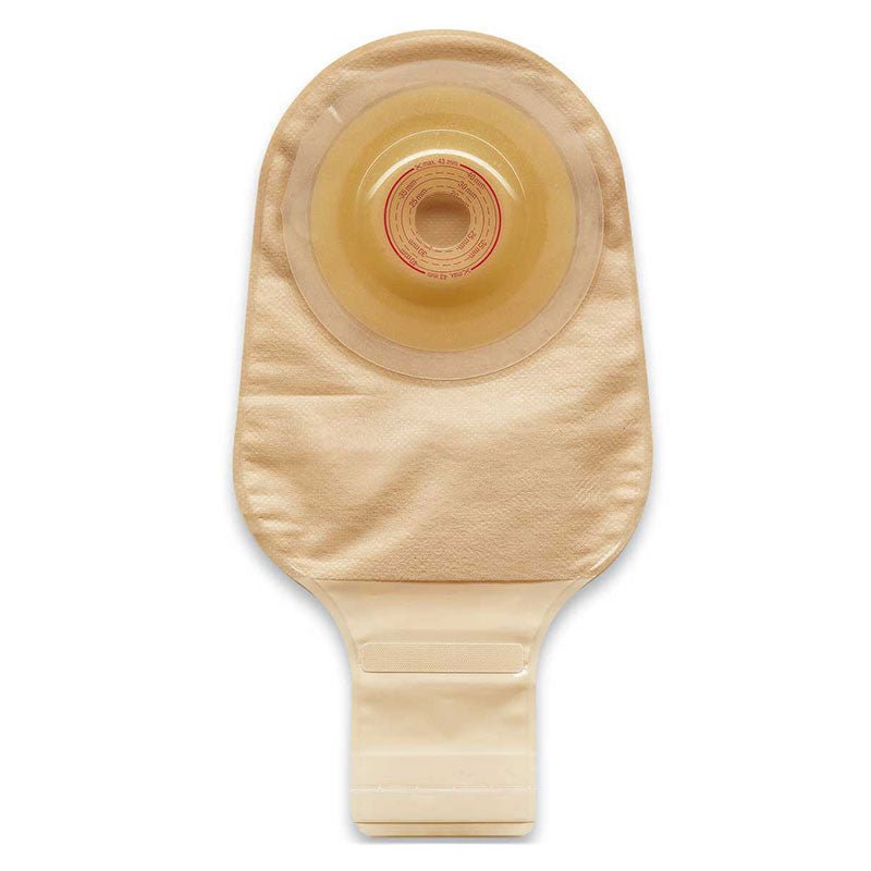BX/10 - ConvaTec Esteem&trade; + Flex Convex One-Piece Drainable Pouch, 13/16" to 1-11/16" Stoma, 50mm V1 Plateau Size, Cut-To-Fit, Opaque - Best Buy Medical Supplies